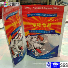 Stand up Ziplock Dog Food Plastic Packaging Bag